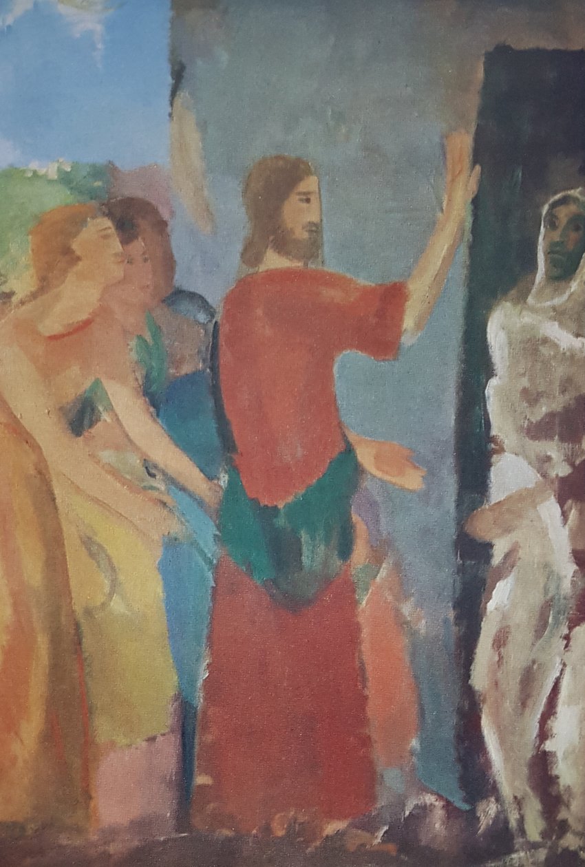 Jesus uppväcker Lazarus x Karl Isakson av Karl Isakson