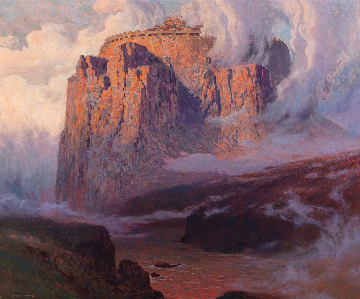 Valhalla, före 1911. av Karl Ludwig Prinz