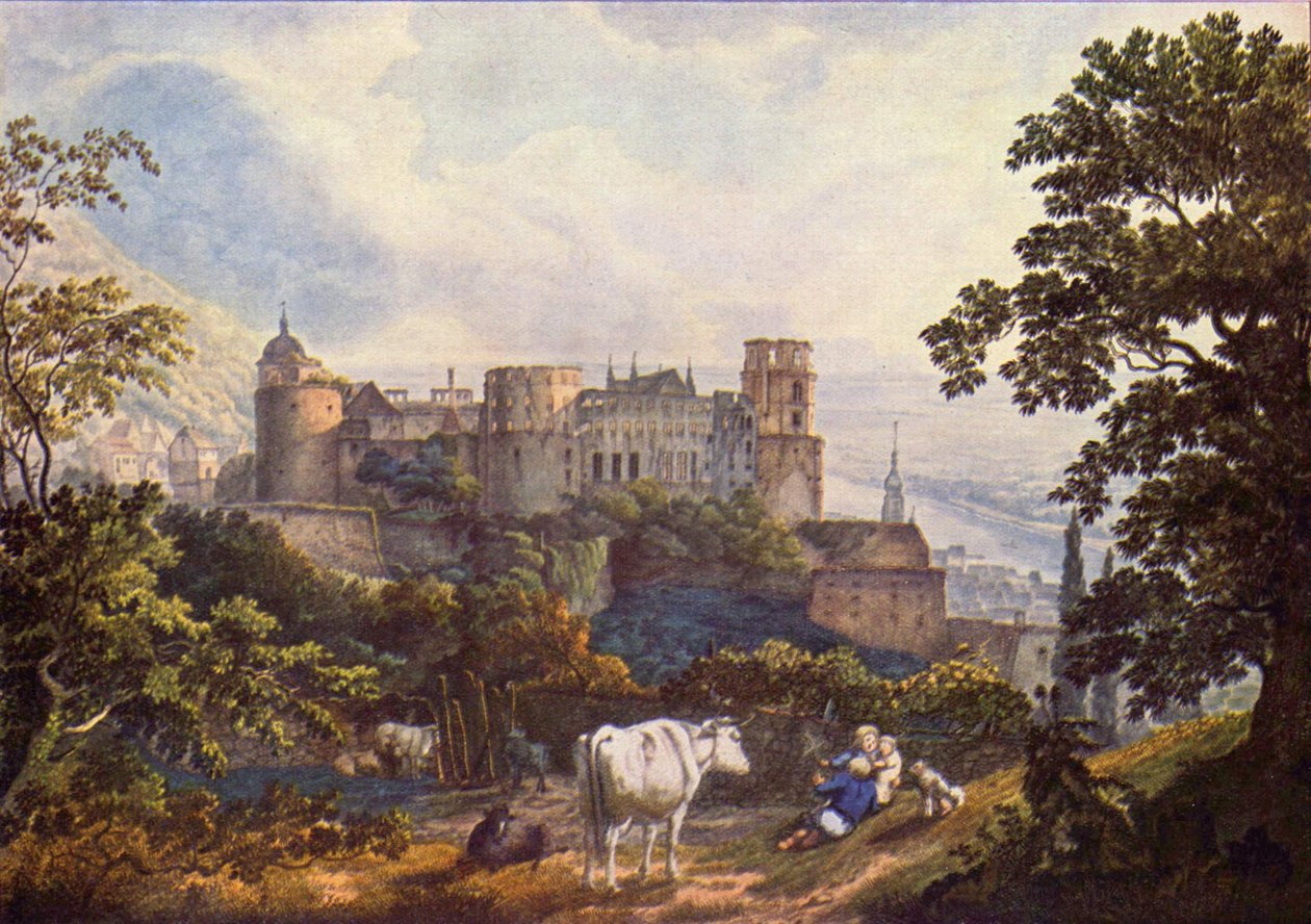 Tyska: Heidelberg slott Heidelberg slott av Karl Philipp Fohr