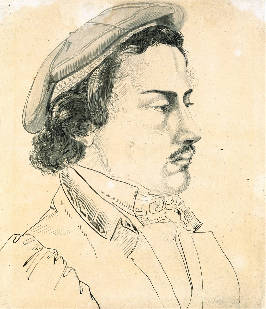 Porträtt av en student av Karl Philipp Fohr