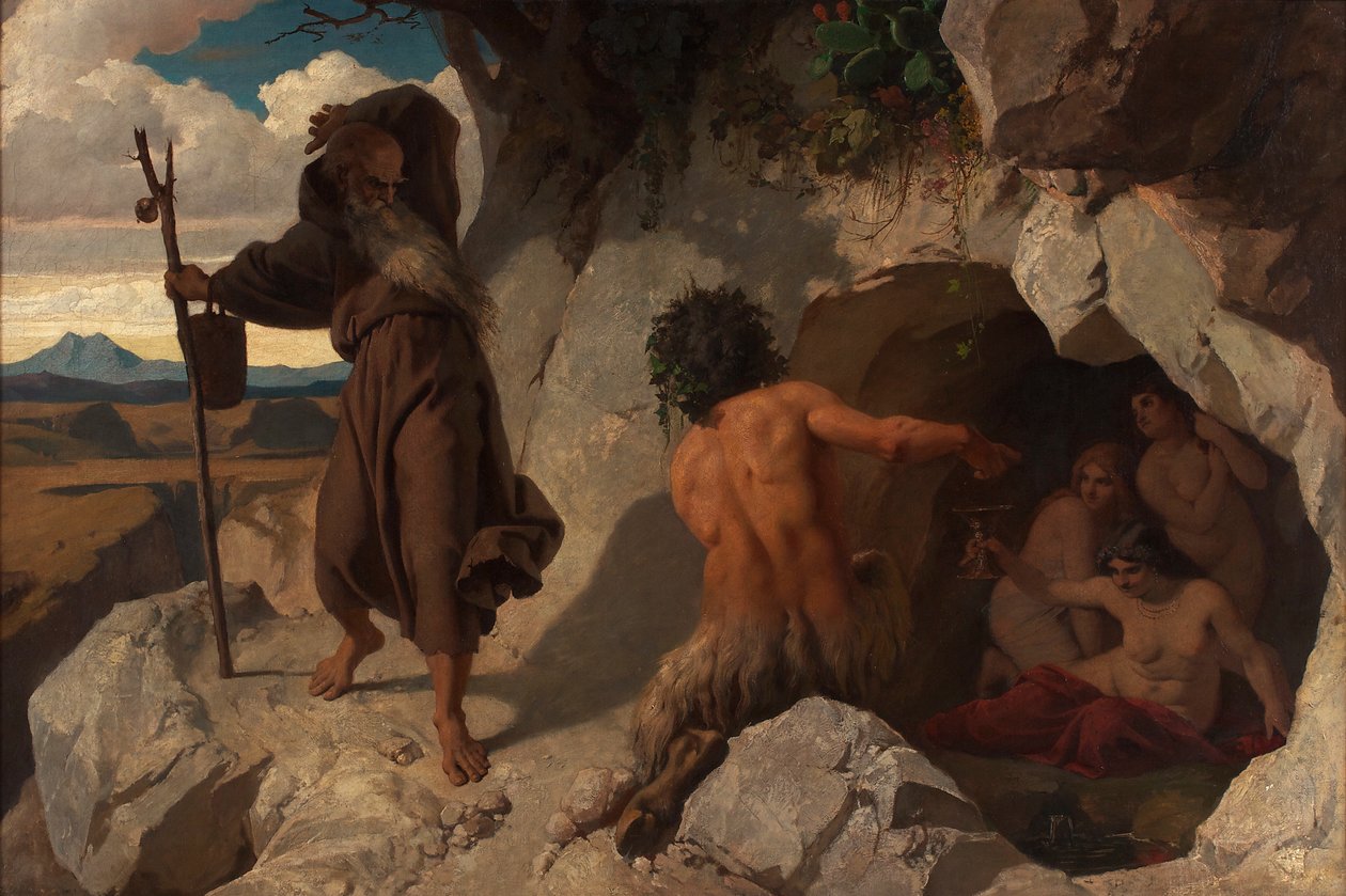 Sankt Antonius frestelse av Karl Schönbrunner