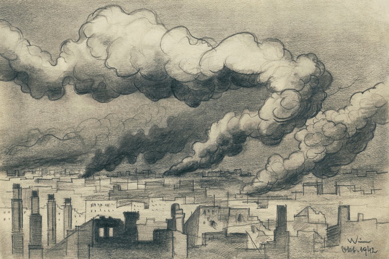 Brinnande stad, Stalingrad av Karl Wiener