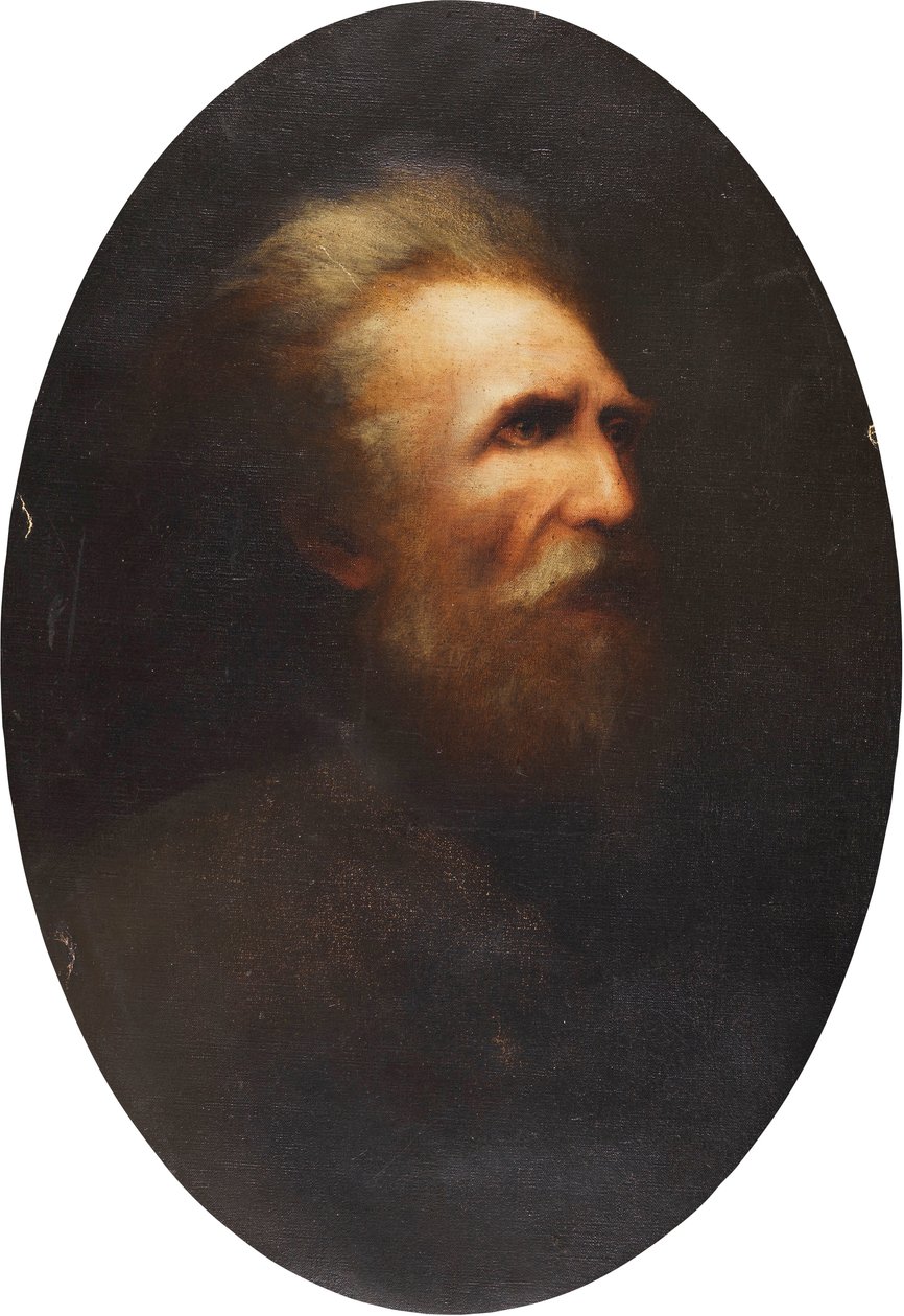 Självporträtt, ca. 1912. av Karl Wilhelm Diefenbach