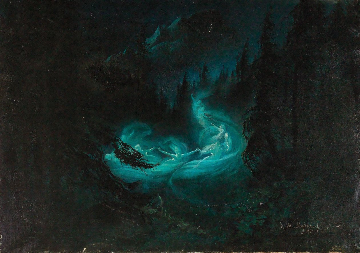 Feedansen, 1895. av Karl Wilhelm Diefenbach
