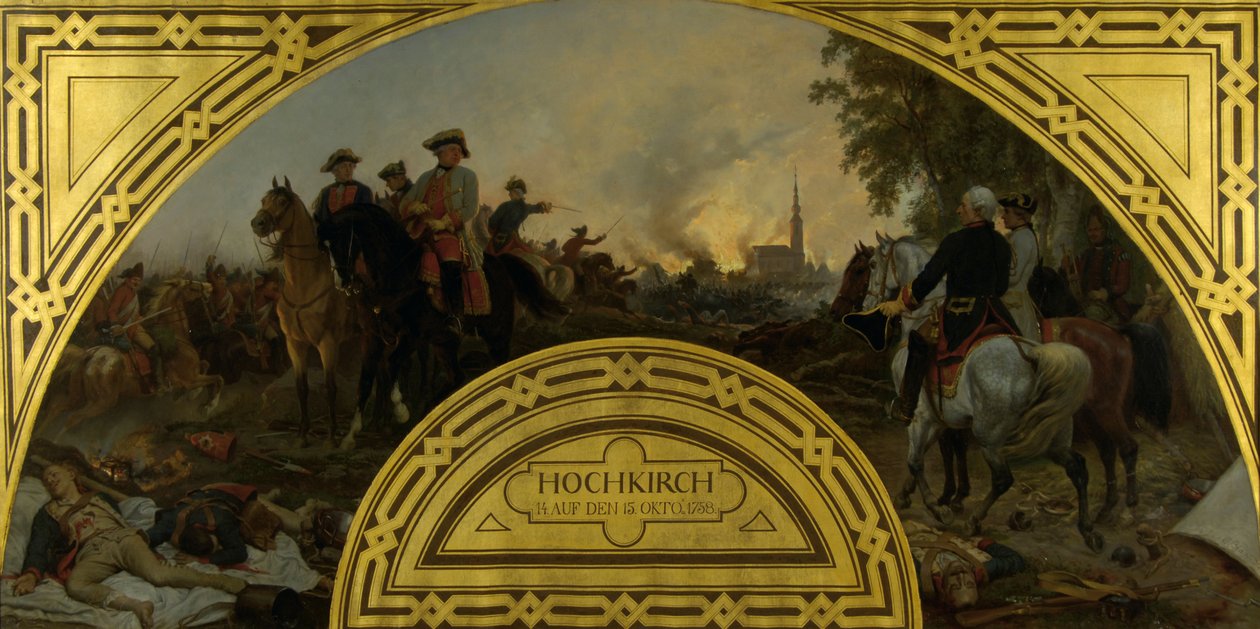 Räddet nära Hochkirch 1758 av Karl von Blaas