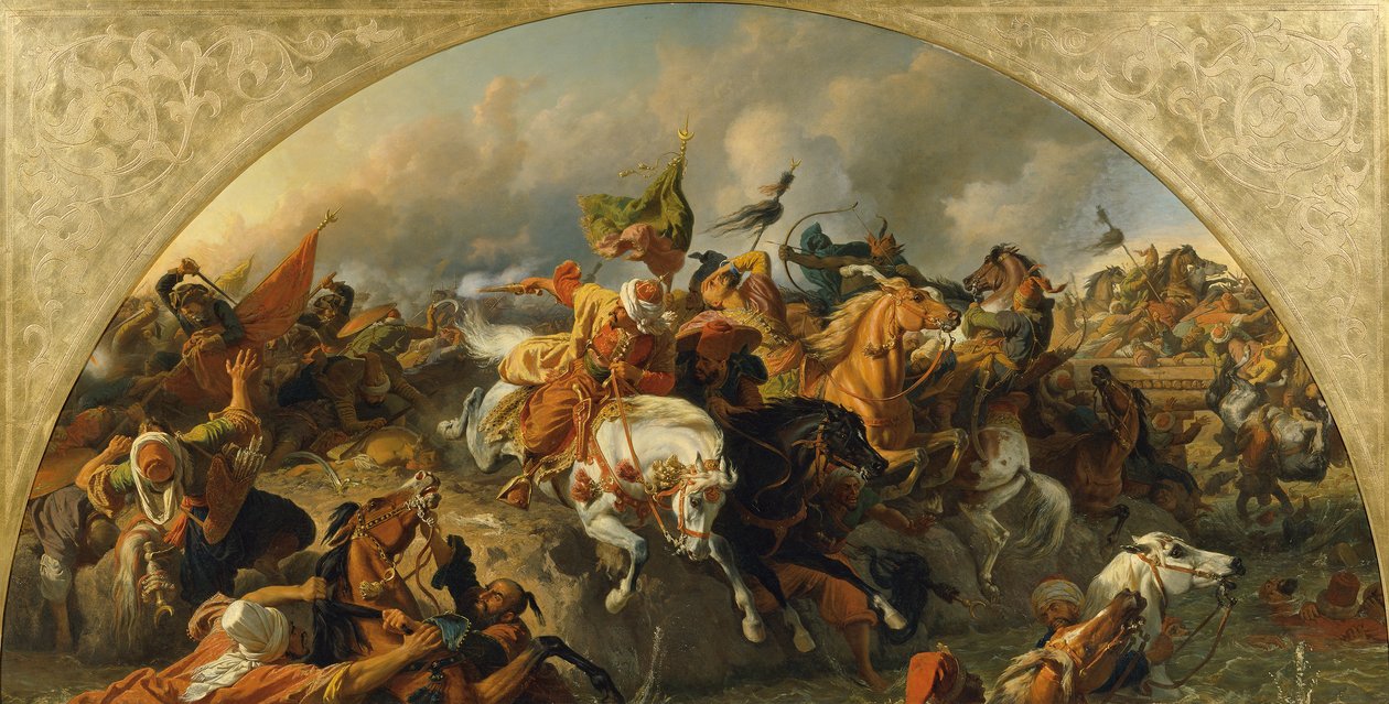 Slaget vid Zenta 1697 av Karl von Blaas