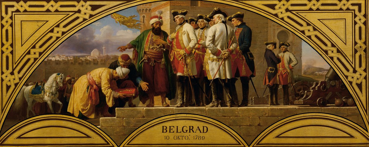 Belgrads kapitulation 1789 av Karl von Blaas
