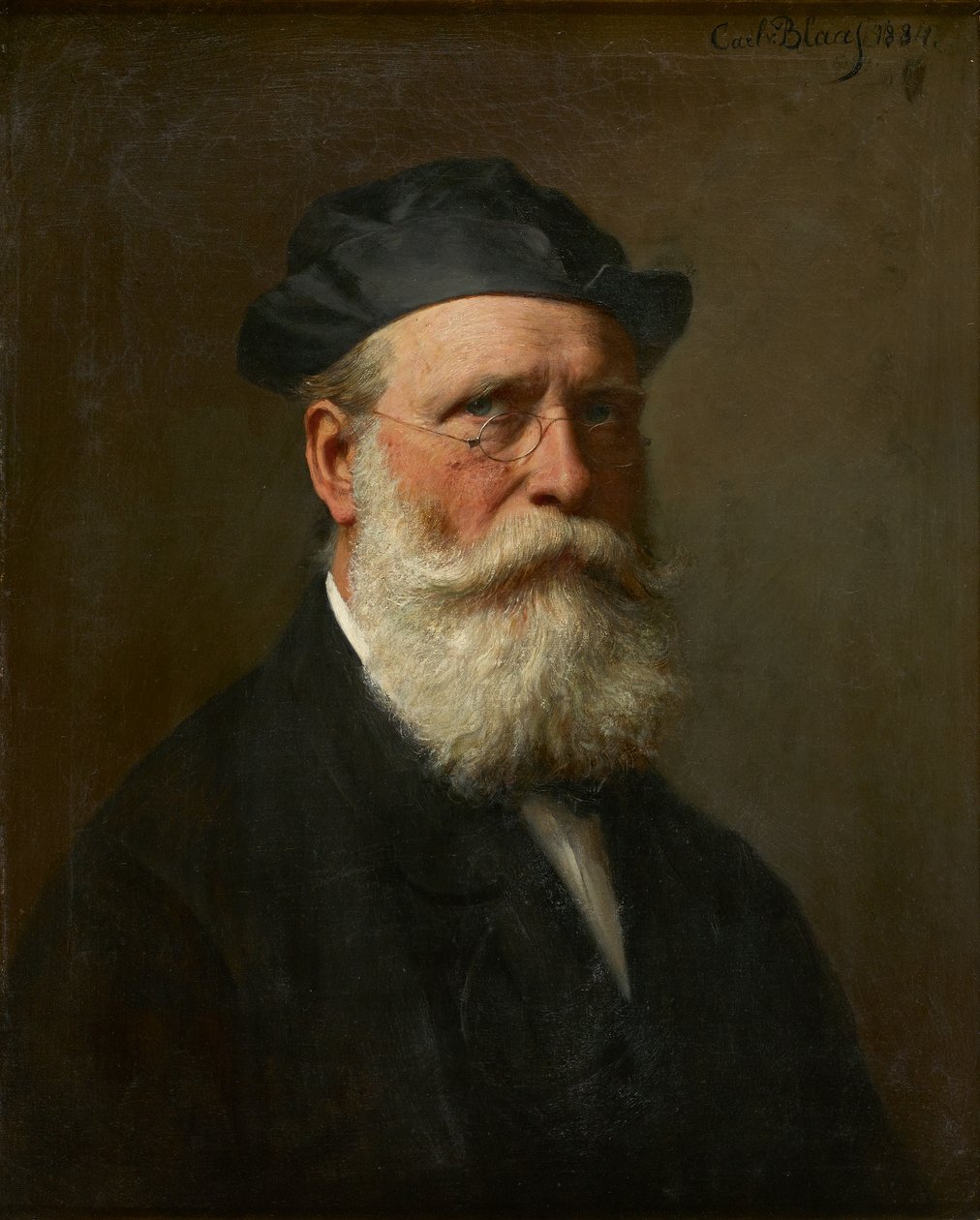 självporträtt av Karl von Blaas