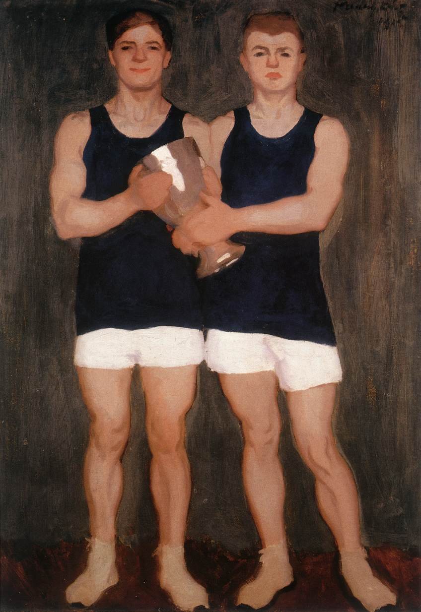 Athletes av Károly Ferenczy