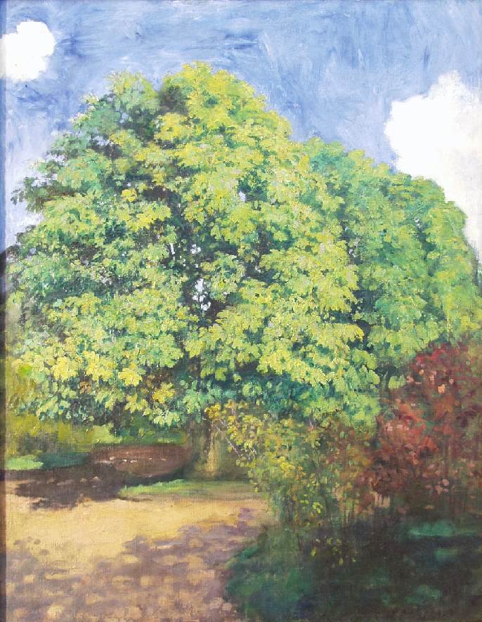 Chestnut Trees av Károly Ferenczy