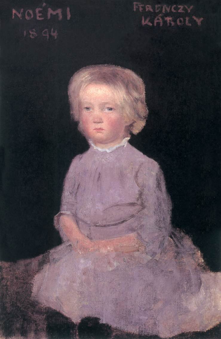 Noemi as a Child av Károly Ferenczy