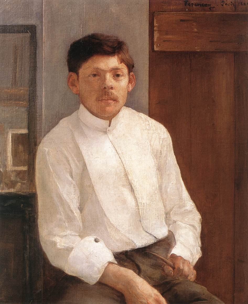 Portrait of Ede Kallos av Károly Ferenczy