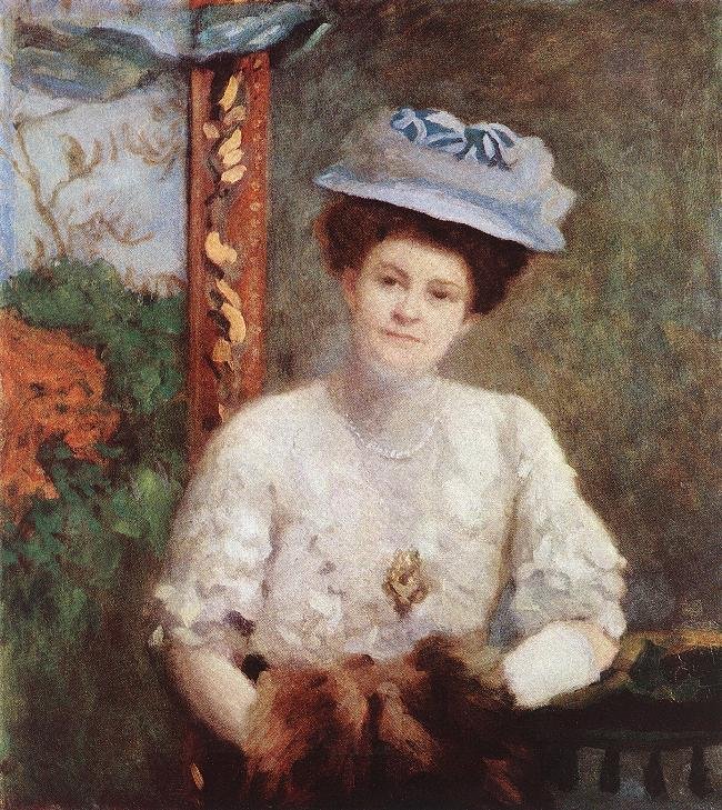 Portrait of Mrs. Vilmos Grunwald av Károly Ferenczy
