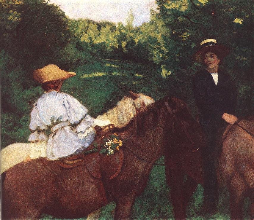 Riding Children av Károly Ferenczy