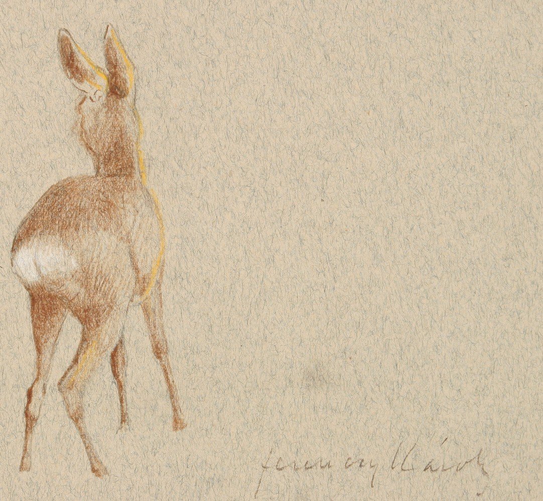 Roe Deer av Károly Ferenczy