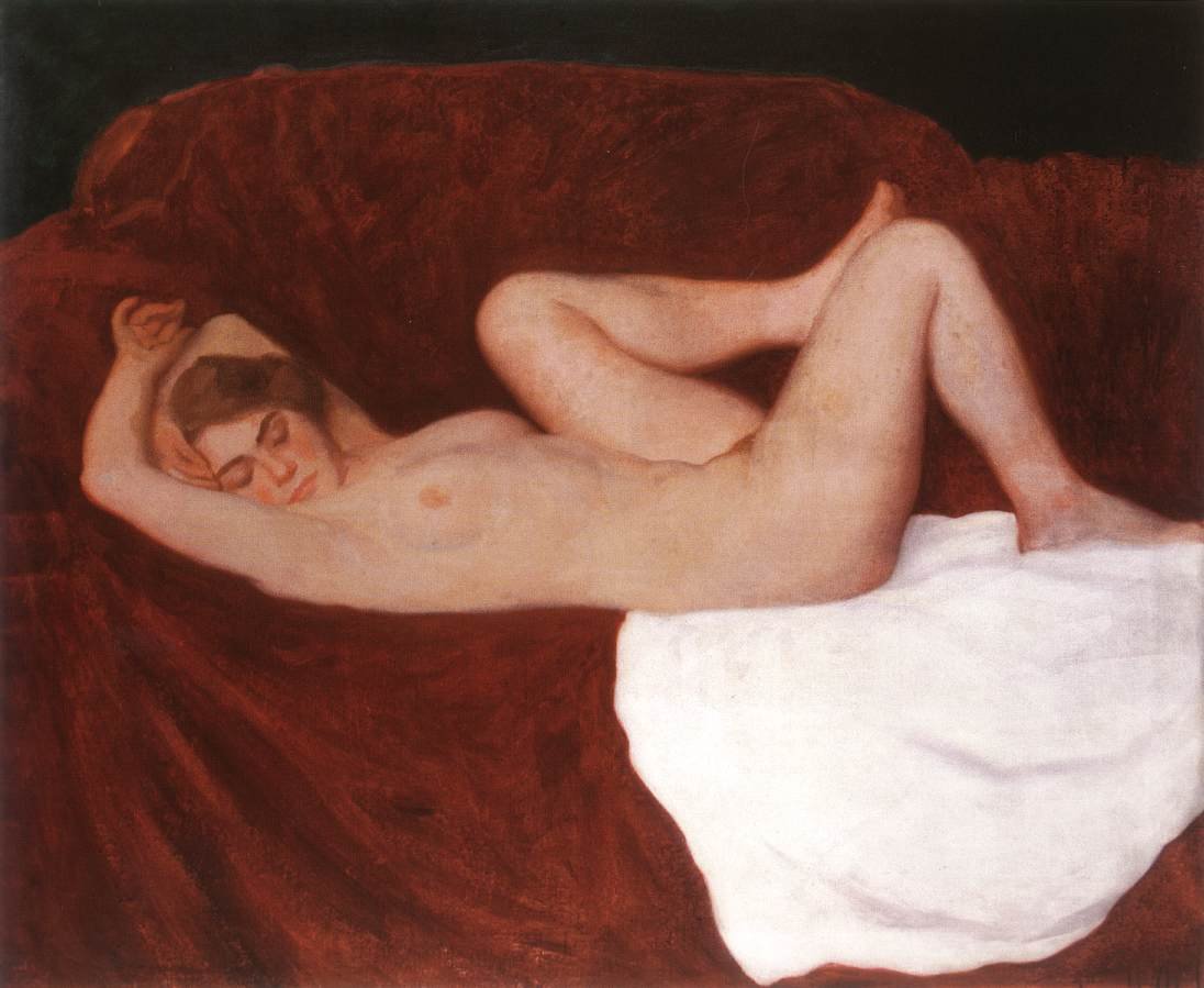 Sleeping Woman av Károly Ferenczy
