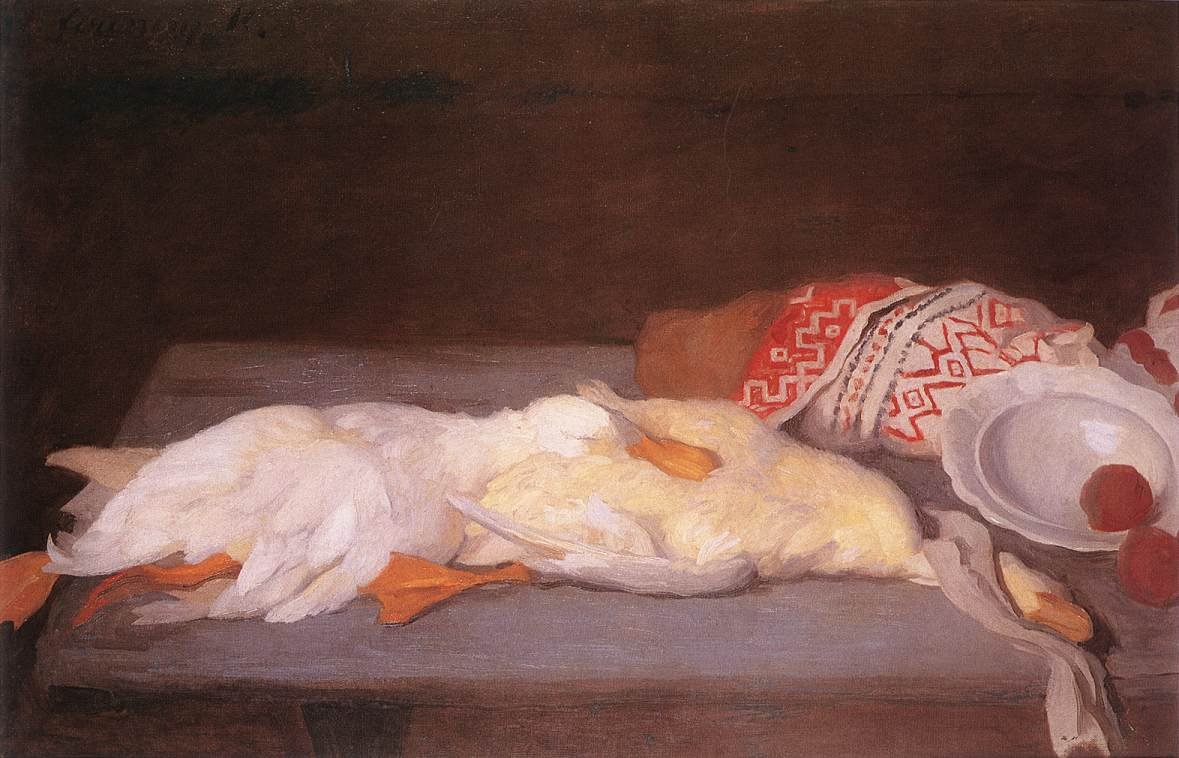 Still-life with Duck av Károly Ferenczy