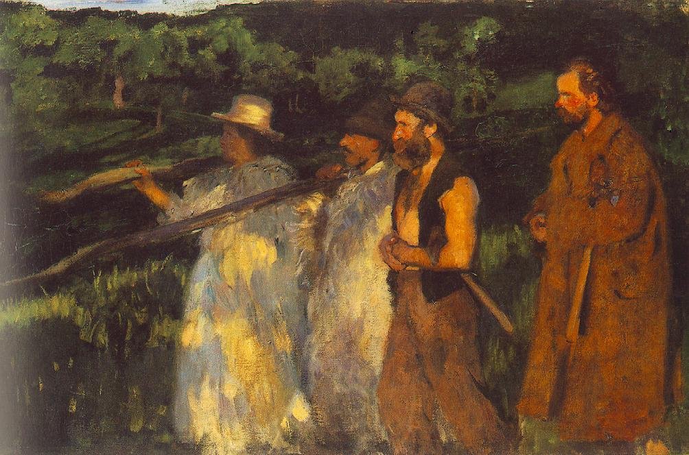 Woodsmen Returning Home av Károly Ferenczy