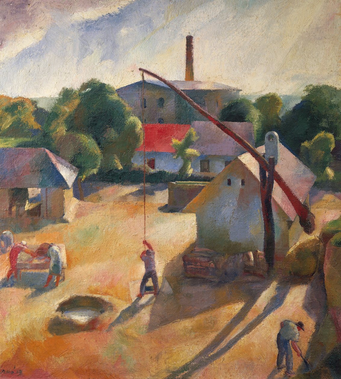En bondeby av Karoly Patko