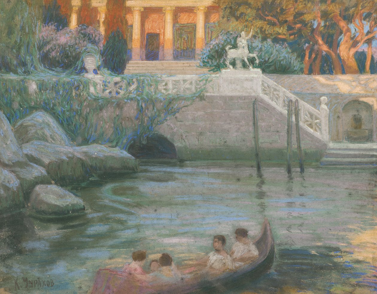 Pompeiansk scene av Karpo Tchirakhoff