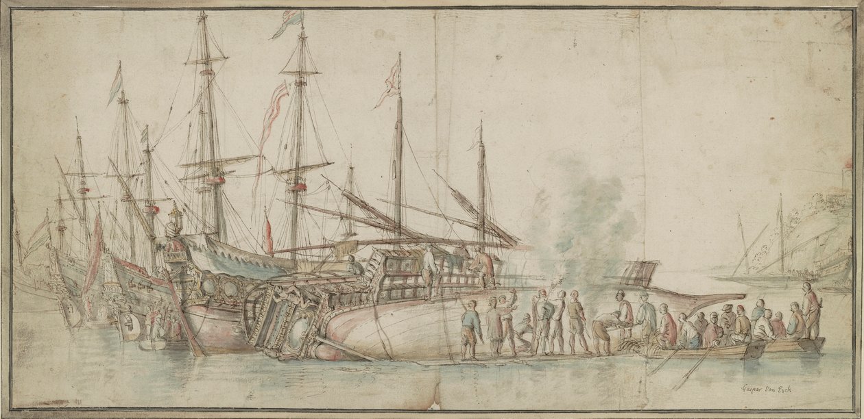 Fartygsreparation av Kasper van Eyck