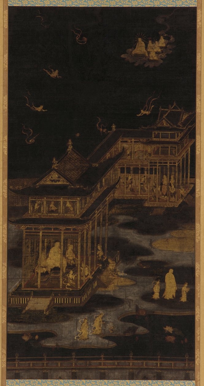 Amida Buddhas paradis (Amitabha) av Kasuga Kaishi