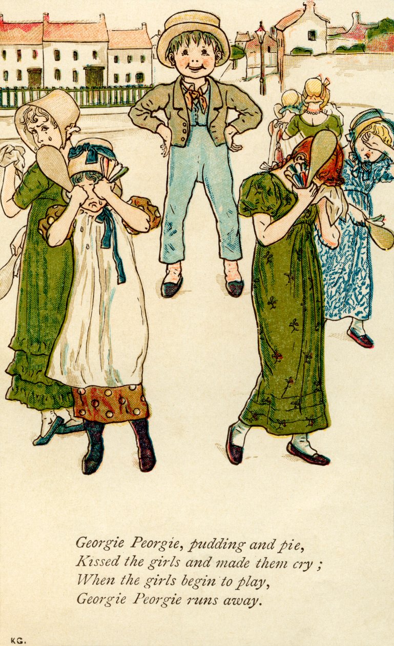 Georgie Peorgie pudding och av Kate Greenaway