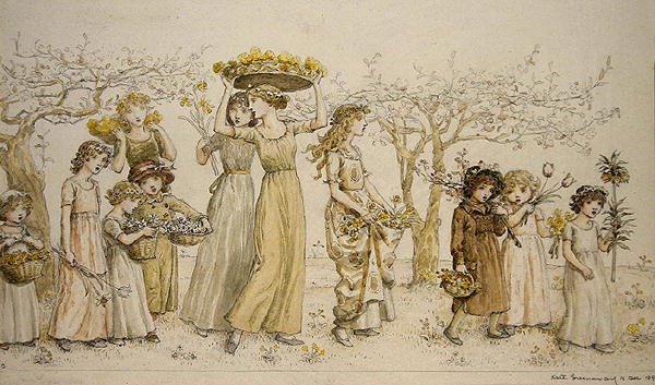 Våren av Kate Greenaway