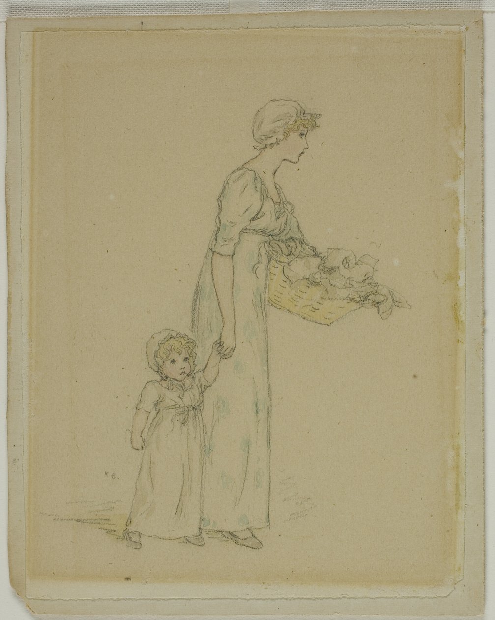 Kvinna med barn av Kate Greenaway