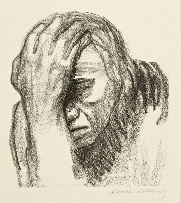 Woman thinking av Käthe Kollwitz