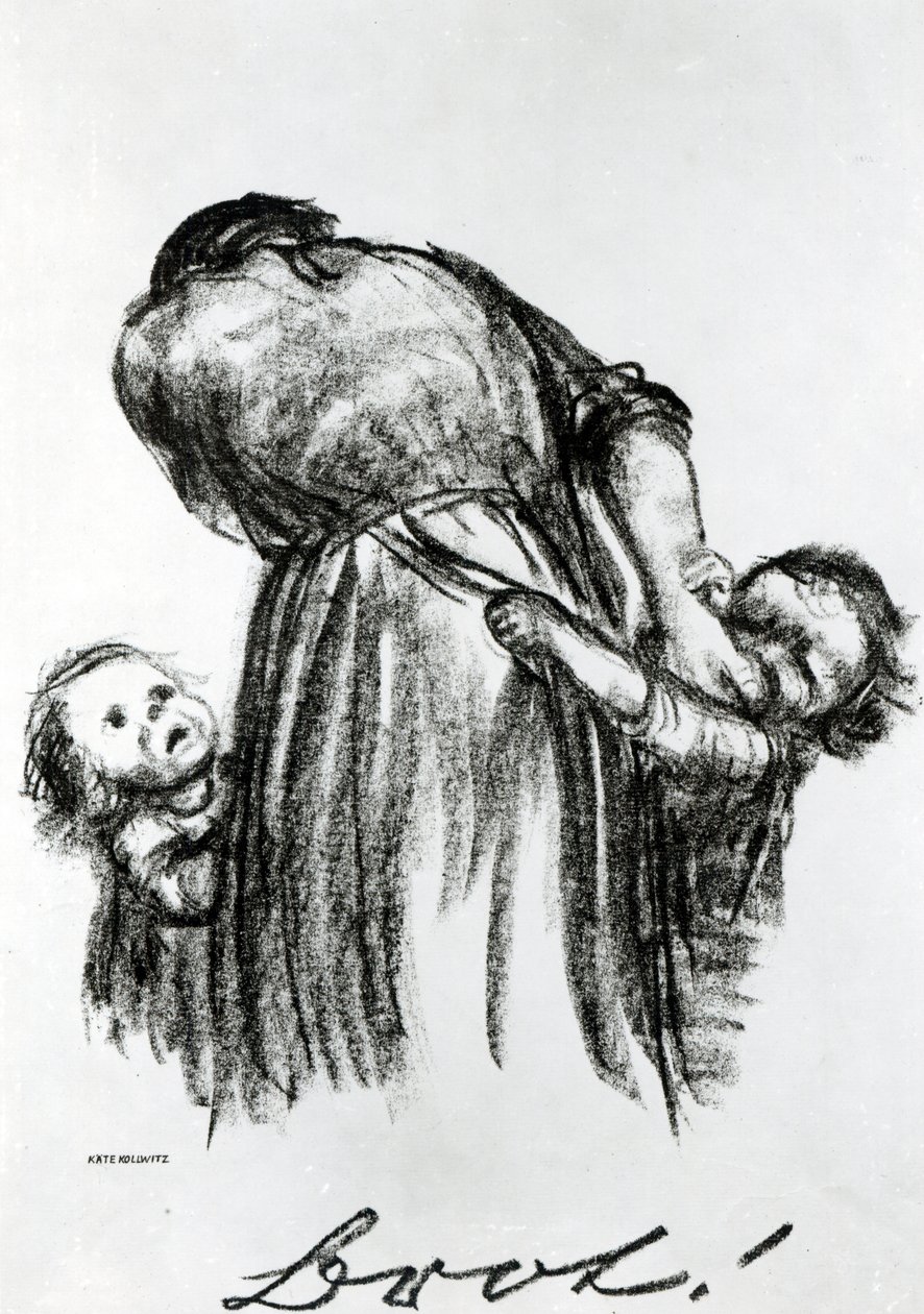 Bröd!, 1924 av Käthe Kollwitz