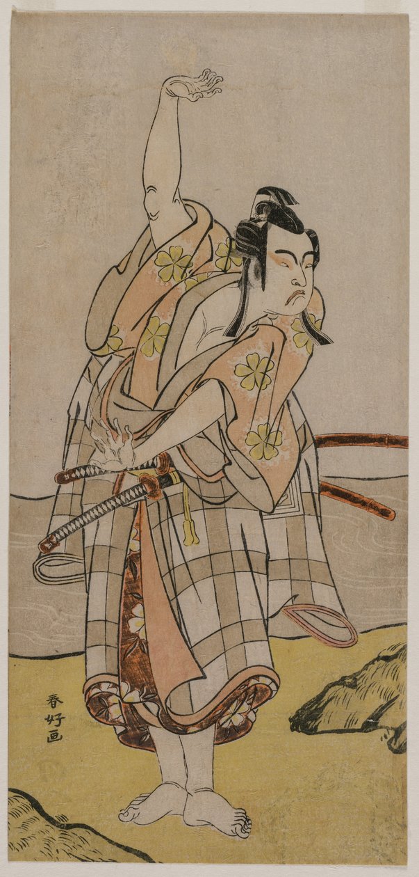 A c och r Ichikawa och Ozo. av Katsukawa Shunko