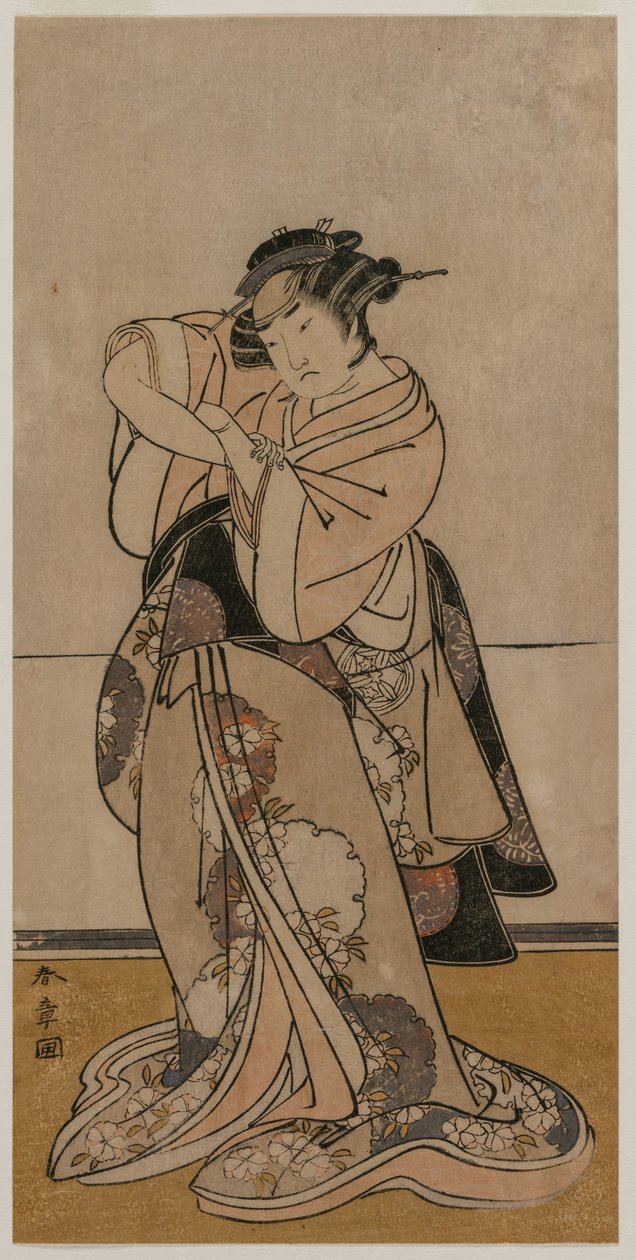 Skådespelaren Yamashita Yaozo. av Katsukawa Shunsho