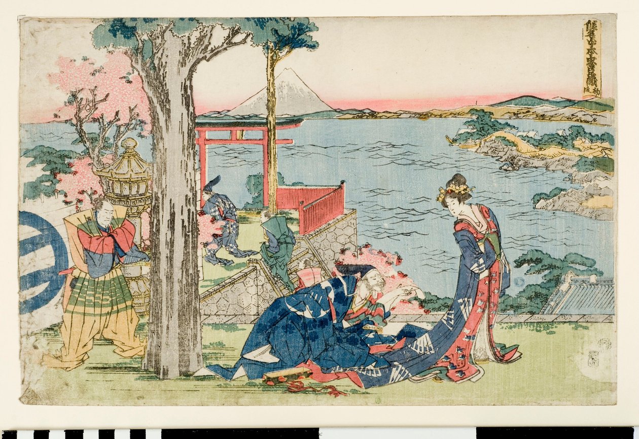 Woodcut av Katsushika Hokusai