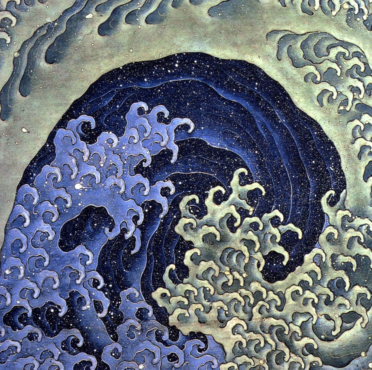 Feminin våg av Katsushika Hokusai