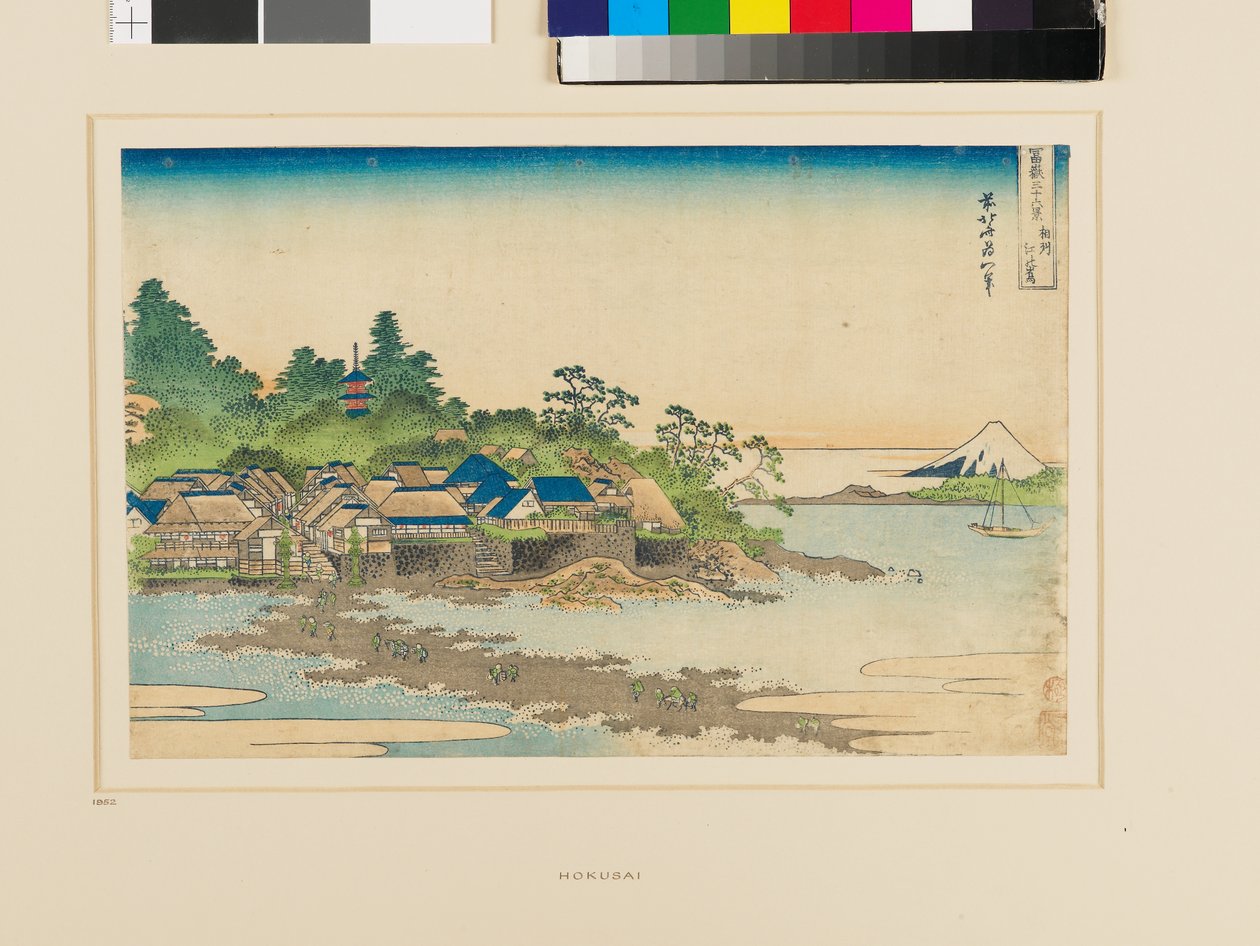 Fuji från Enoshima av Katsushika Hokusai