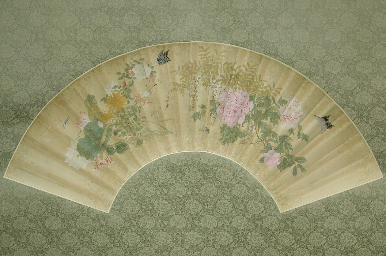 Sommarblommor. av Katsushika Isai