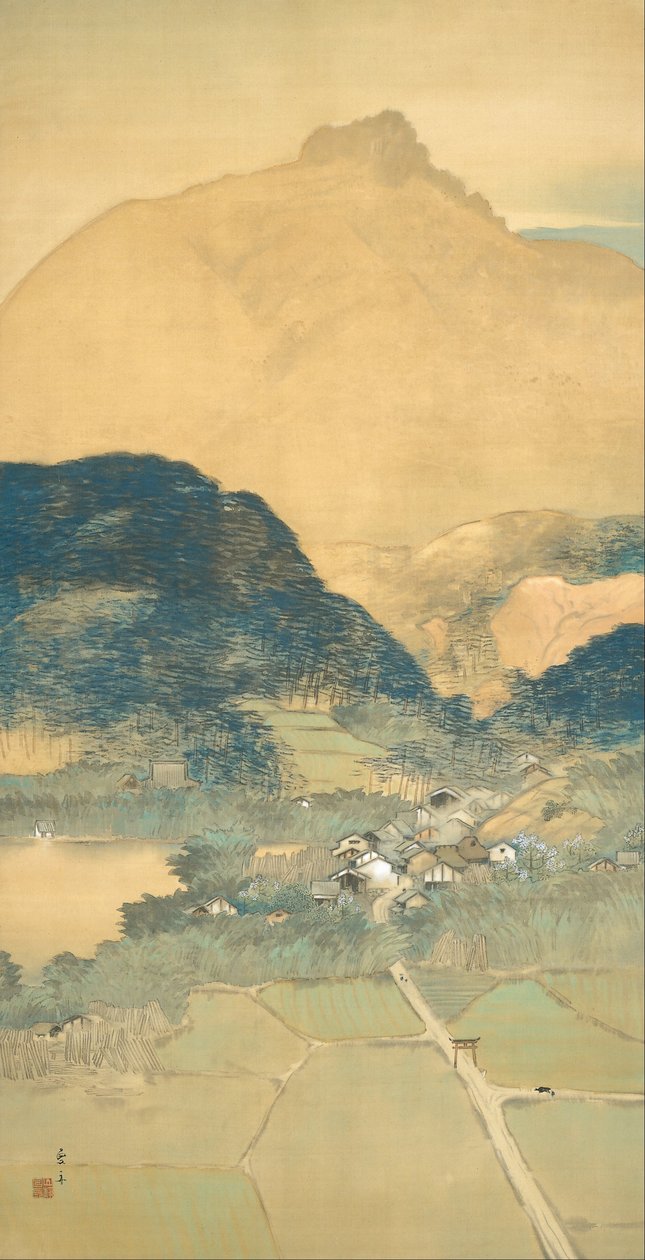 Evening Glow av Kawamura Manshu