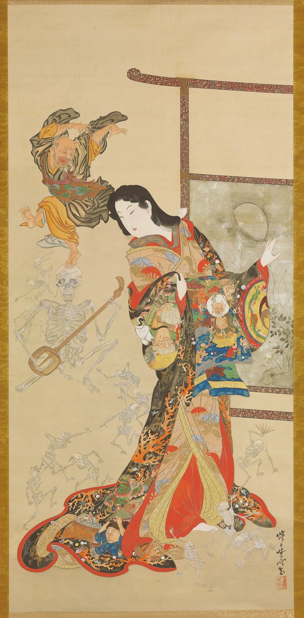 Helvete varmt vatten av Kawanabe Kyosai