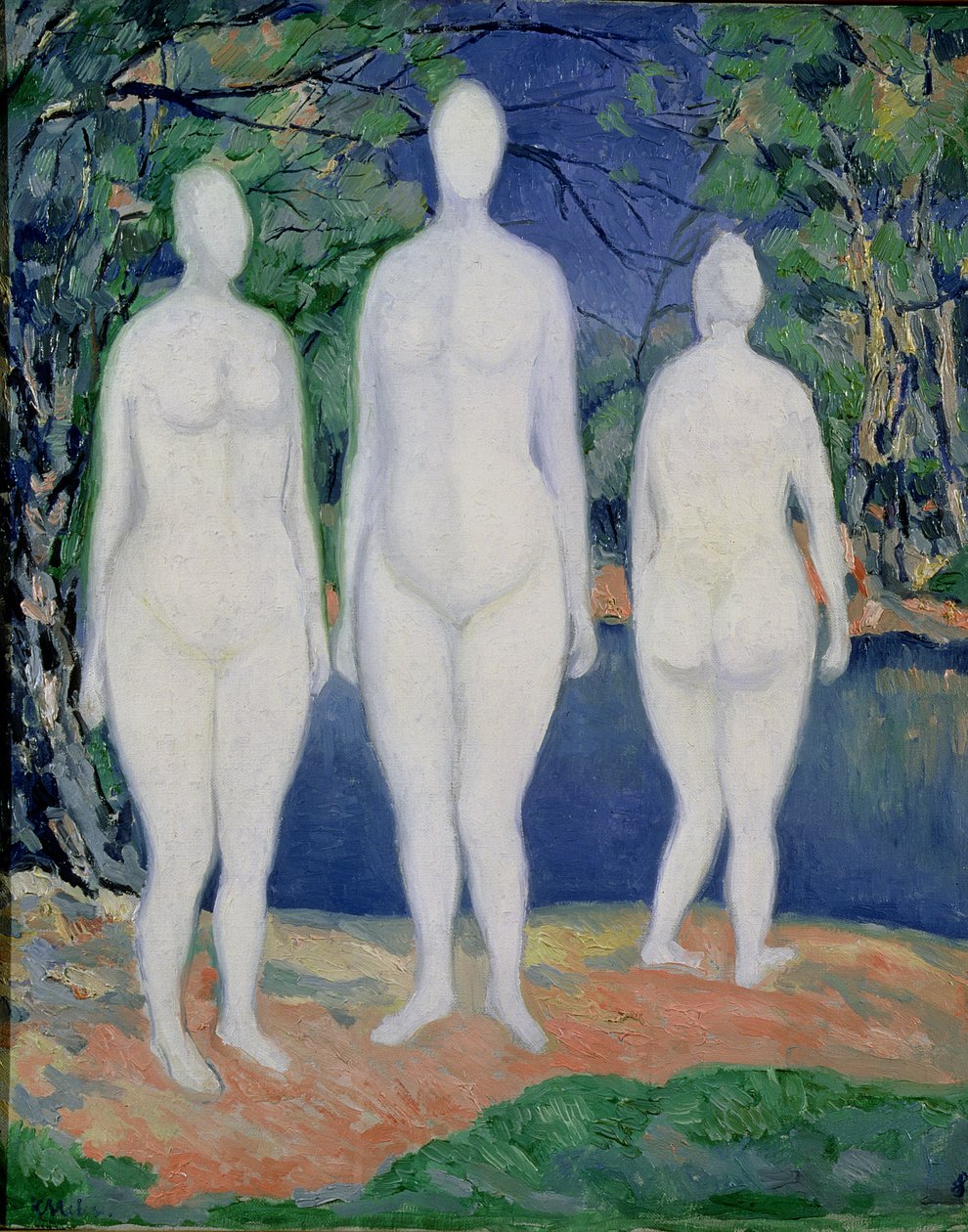 Badande, 1908 av Kazimir Severinovich Malevich