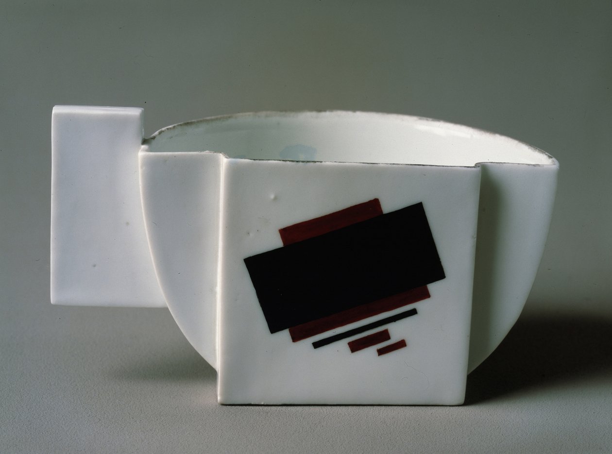 Suprematist Cup, 1923 (porslin) av Kazimir Severinovich Malevich