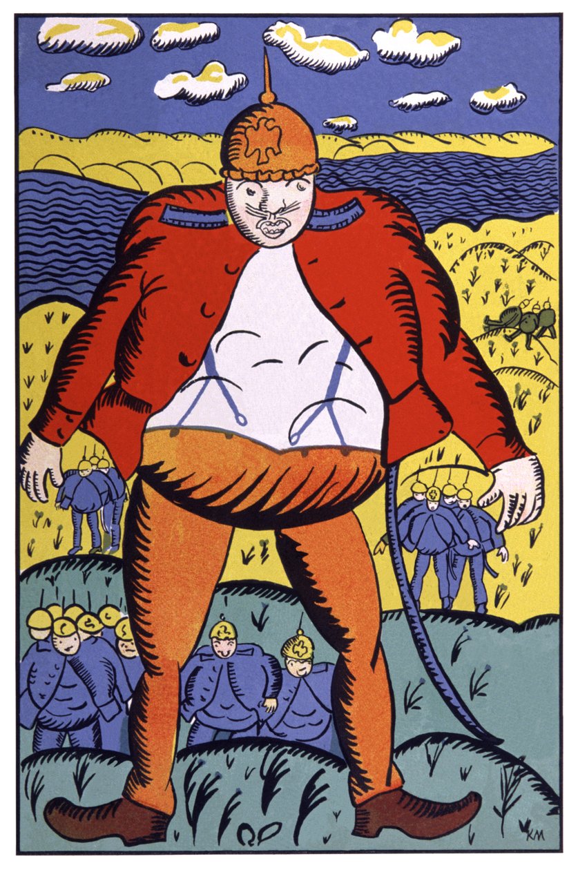 Slaget vid floden Wisła av Kazimir Severinovich Malevich