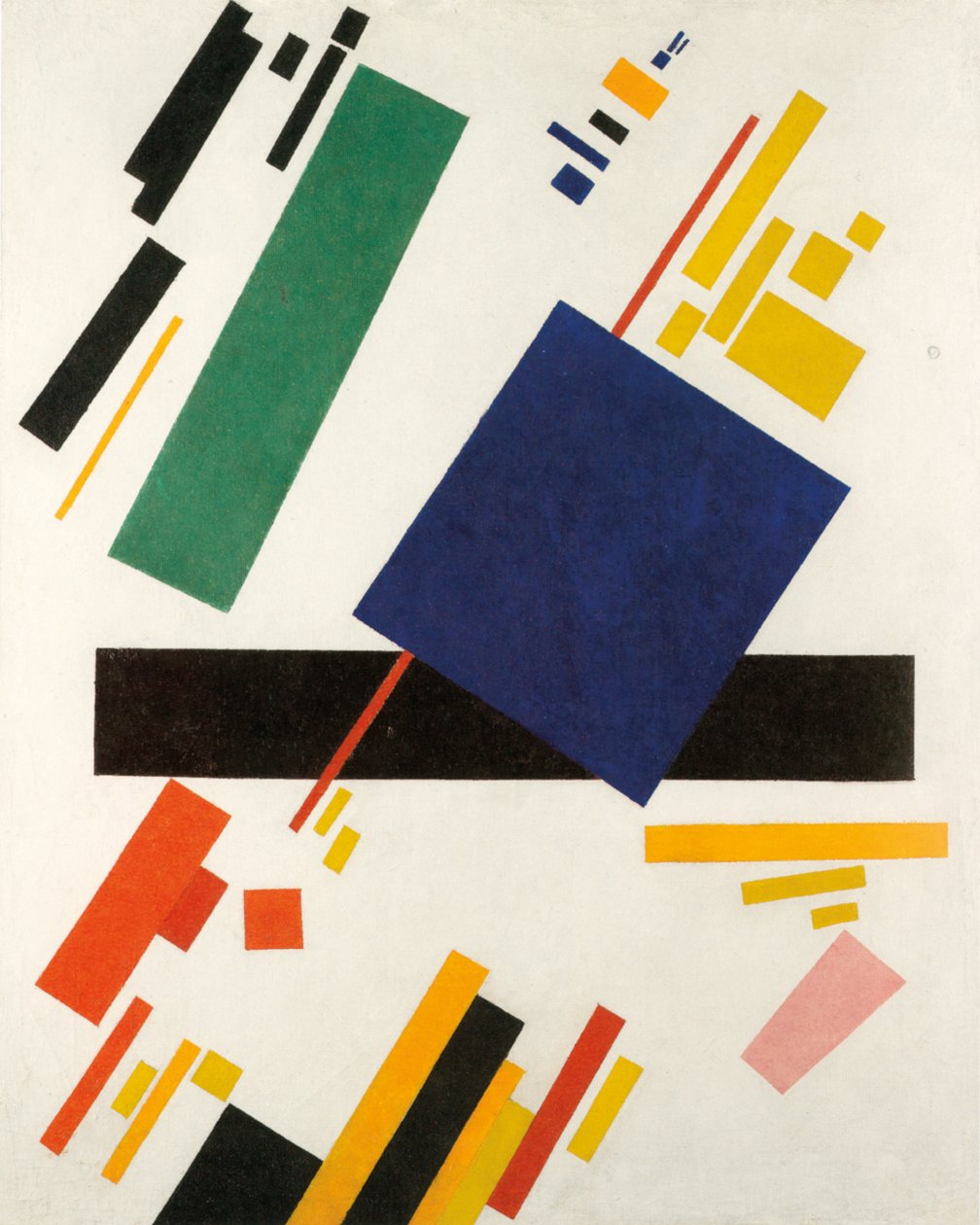 Suprematistisk komposition, 1916 av Kazimir Severinovich Malevich