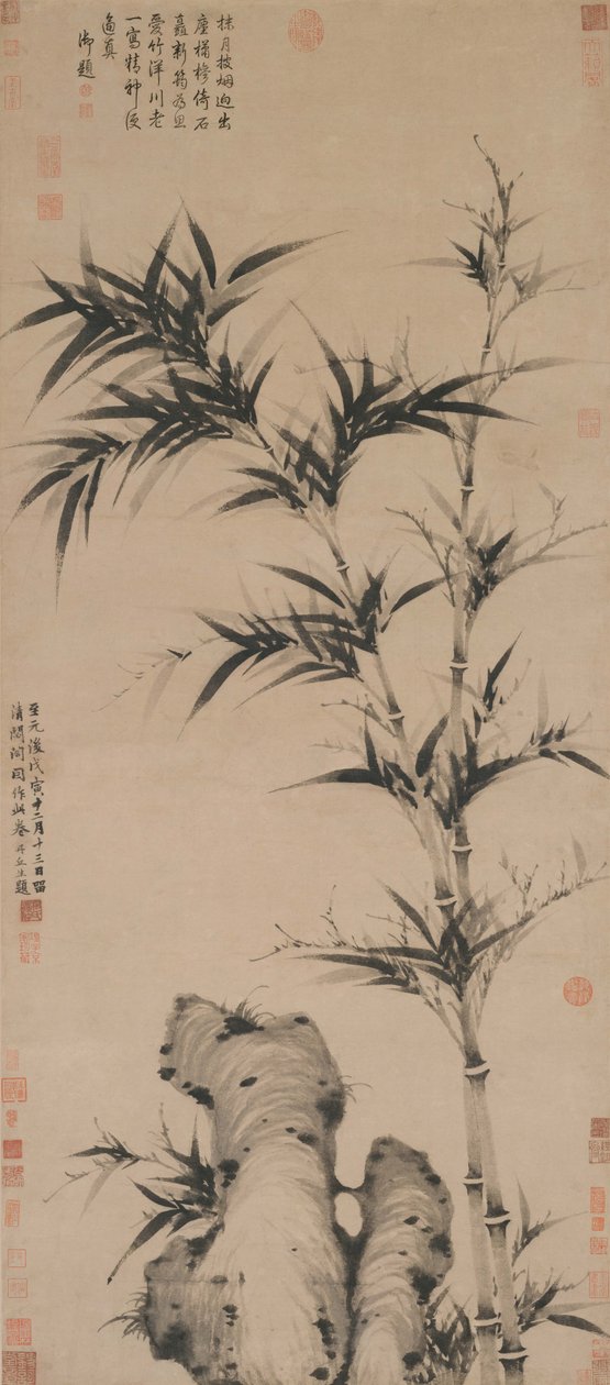 Ke Jiusi, Bamboo at Qingbige Pavillion av Ke Jiusi