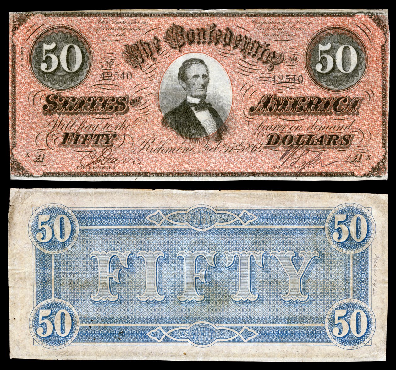 CSA-T66-$50-1864 av Keatinge and Ball