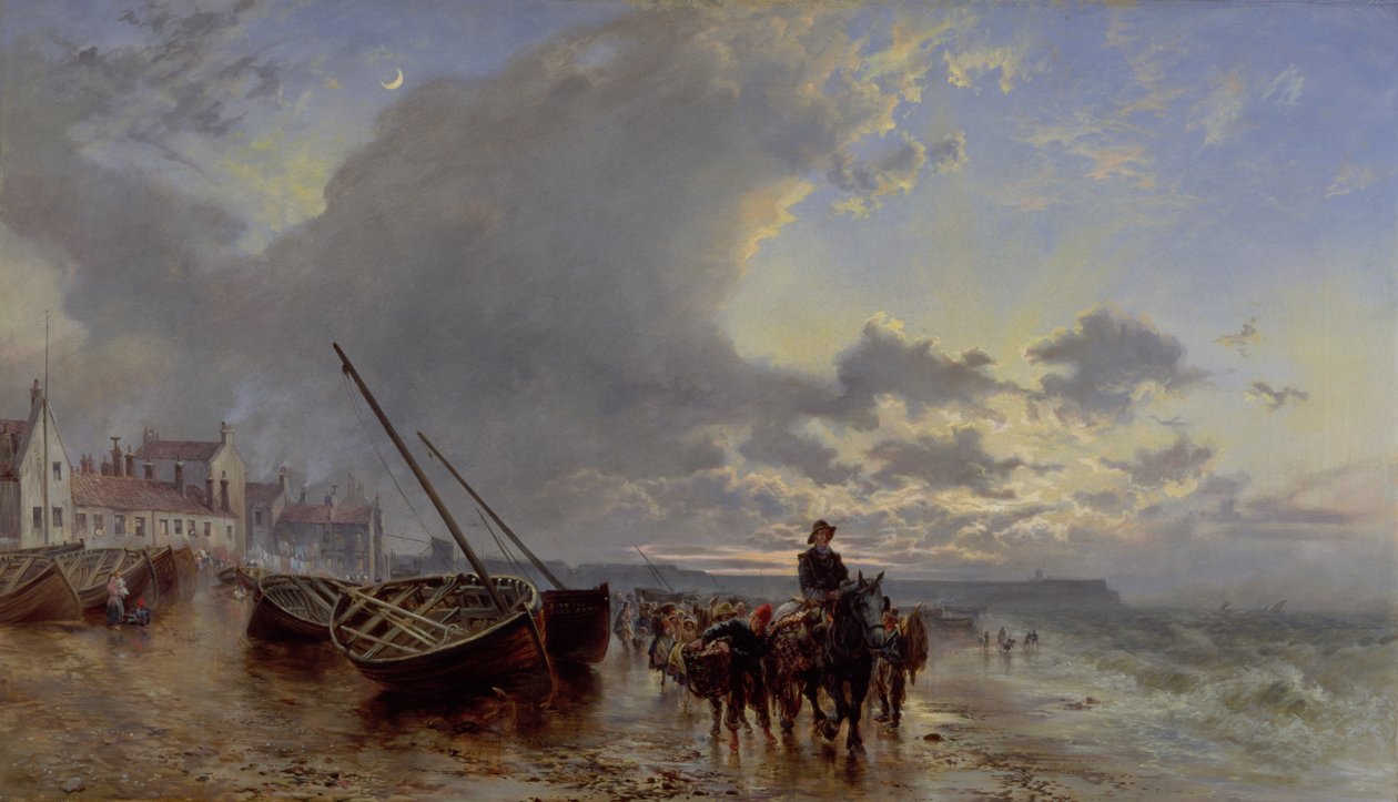 Newhaven, Firth of Forth vid solnedgången av Keeley Halswelle