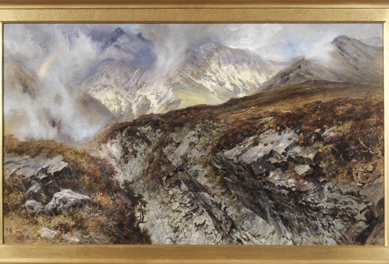 Sgurr nan Guillean, Isle of Skye, 1885 av Keeley Halswelle