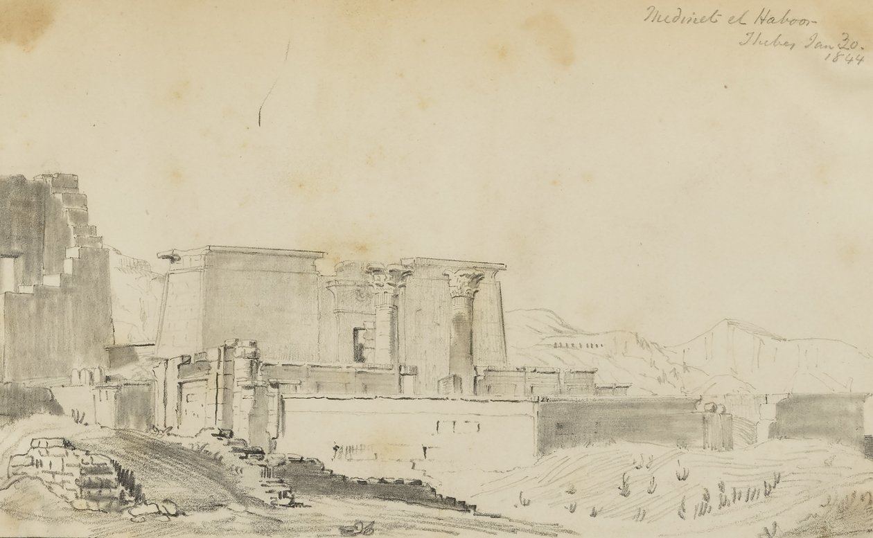 Medinet El Harbor, Thebe av Kellogg, Miner Kilbourne