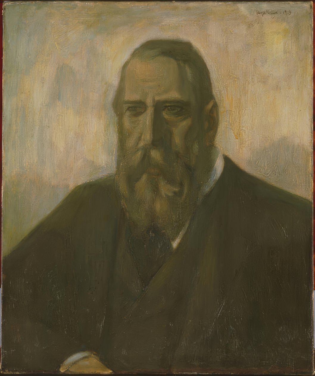 Porträt Albert Pinkham Ryder av Kenneth Hayes Miller