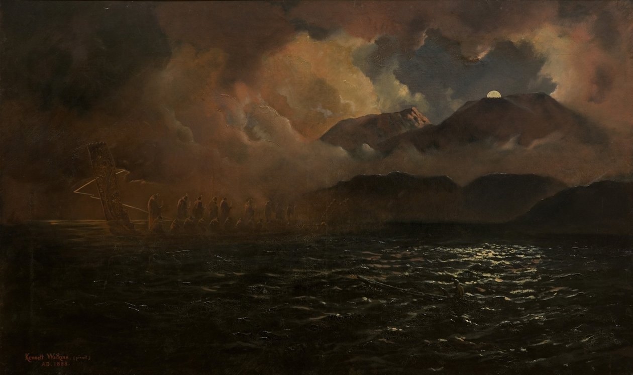 The Phantom Canoe- A Legend of Lake Tarawera av Kennett Watkins